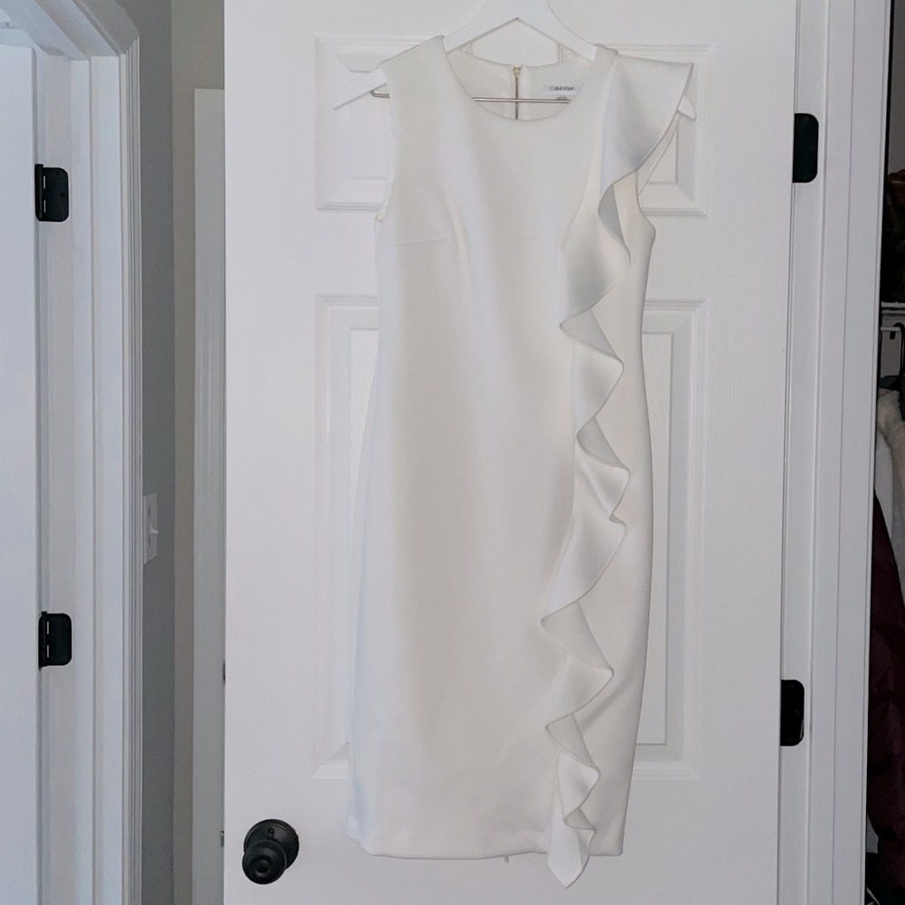 White Calvin Klein Dress